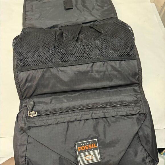 Fossil Toiletry  Accessory Bag Travel Black unisex - Picture 1 of 8